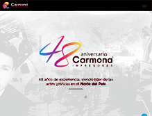 Tablet Screenshot of carmonaimpresores.com.mx
